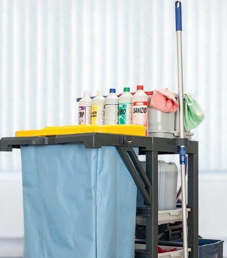 Reinigungswagen und Produkte von MediClean