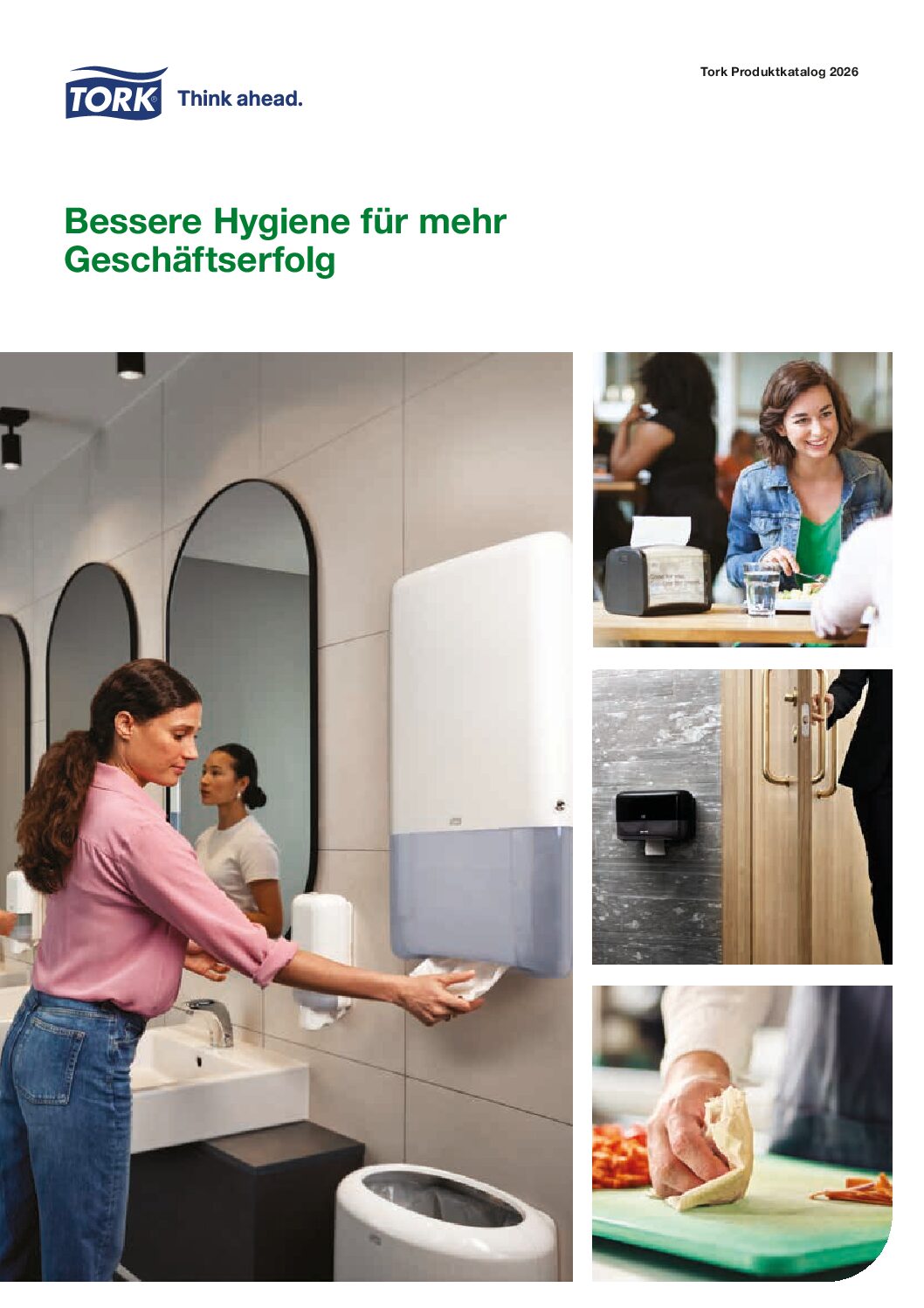 Titelseite Katalog Tork Produktkatalog 2026